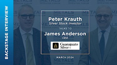 James Anderson of Guanajuato Silver Company talks to Peter Krauth at Metals Investor Forum