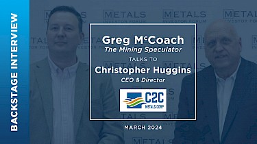 Christopher Huggins of C2C Metals Corp. talks to Greg McCoach at Metals Investor Forum | March 2024