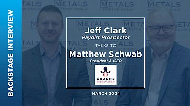 Matthew Schwab of Kraken Energy Corp. talks to Jeff Clark at Metals Investor Forum | March 2024